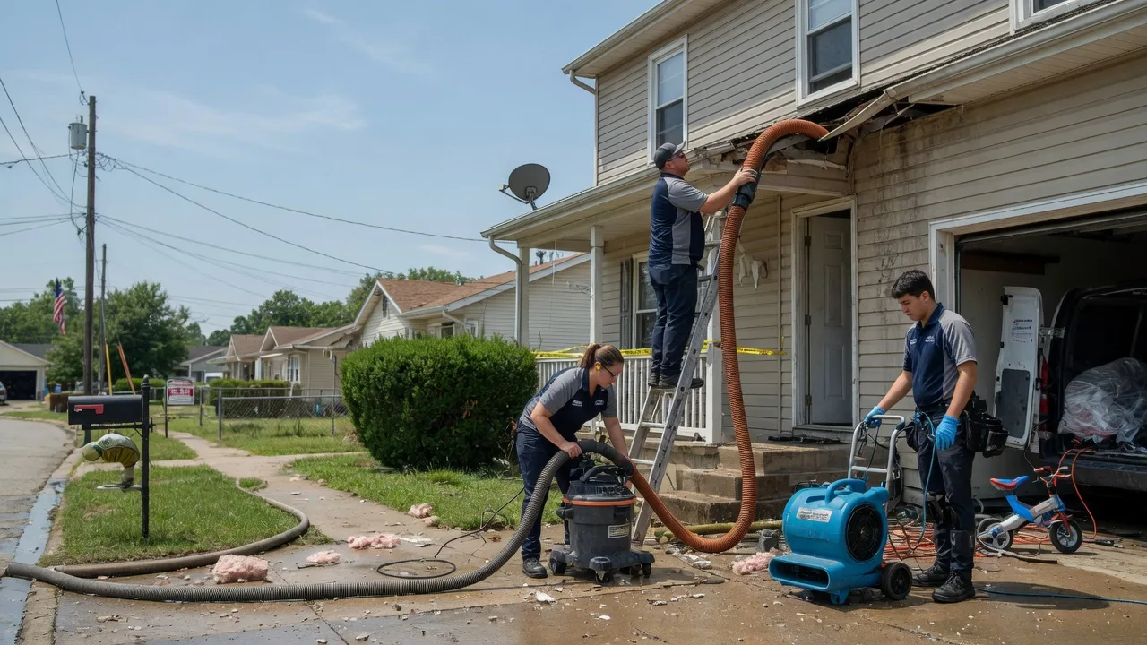 Water Damage Restoration in Carbondale, IL near me